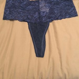 Soma Embraceable Lace Retro Thong